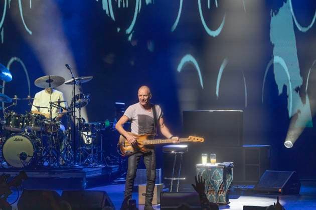 Sting performs on stage at the Hard Rock Live in the Seminole Hotel and Casino Hollywood, in Hollywood, Florida on Friday, November 7, 2025.  MIA20251107107 GARYxIxROTHSTEIN