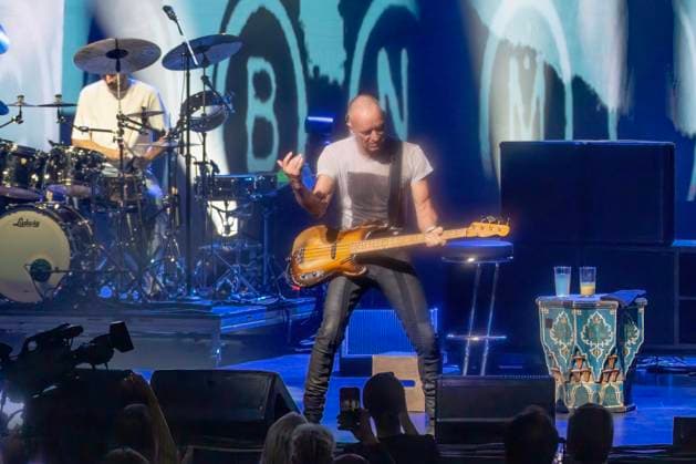 Sting performs on stage at the Hard Rock Live in the Seminole Hotel and Casino Hollywood, in Hollywood, Florida on Friday, November 7, 2025.  MIA20251107109 GARYxIxROTHSTEIN