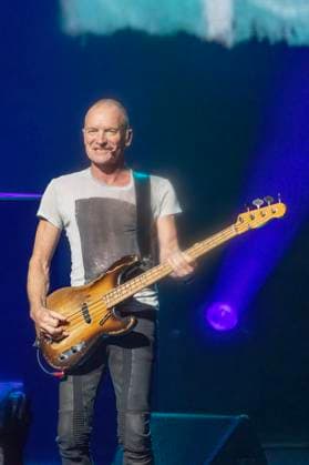 Sting performs on stage at the Hard Rock Live in the Seminole Hotel and Casino Hollywood, in Hollywood, Florida on Friday, November 7, 2025.  MIA20251107113 GARYxIxROTHSTEIN