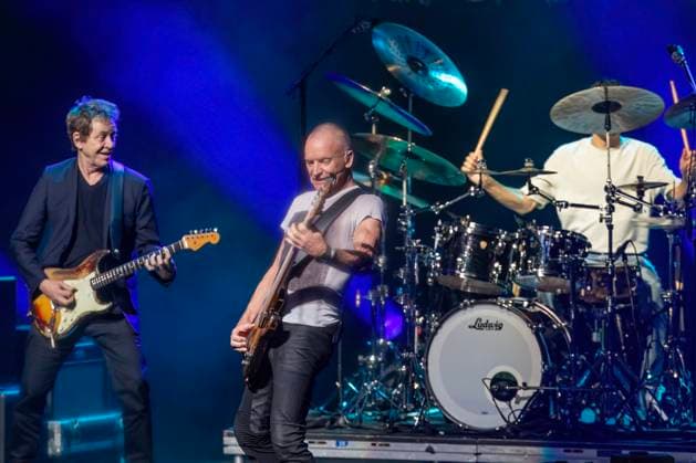 Sting performs on stage at the Hard Rock Live in the Seminole Hotel and Casino Hollywood, in Hollywood, Florida on Friday, November 7, 2025.  MIA20251107114 GARYxIxROTHSTEIN