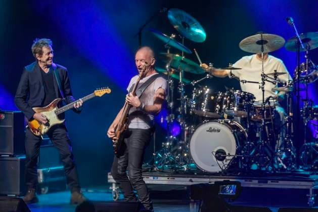Sting performs on stage at the Hard Rock Live in the Seminole Hotel and Casino Hollywood, in Hollywood, Florida on Friday, November 7, 2025.  MIA20251107115 GARYxIxROTHSTEIN