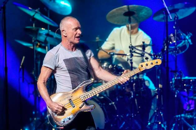 Sting performs on stage at the Hard Rock Live in the Seminole Hotel and Casino Hollywood, in Hollywood, Florida on Friday, November 7, 2025.  MIA20251107121 GARYxIxROTHSTEIN
