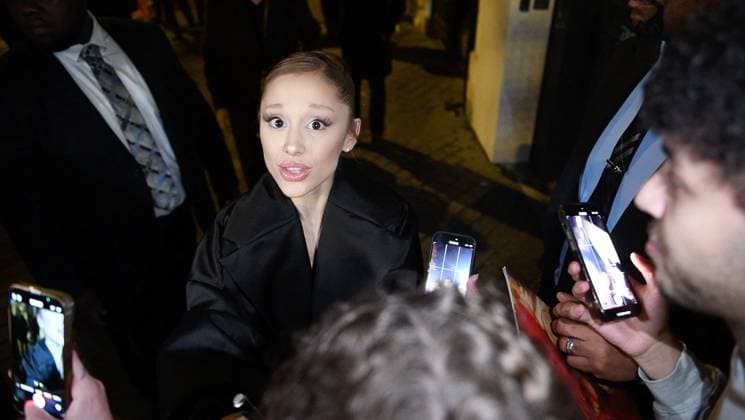 RECORD DATE NOT STATED Ariana Grande at premiere of The Wicked - Paris Ariana Grande arrives at the private premiere of the film The Wicked held in Paris, France on November 7, 2025. Photo by Florian Poitout ABACAPRESS.COM Paris France  Copyright: xPoitoutxFlorian ABACAx