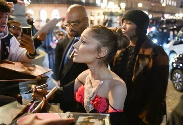 RECORD DATE NOT STATED Ariana Grande at premiere of The Wicked - Paris Ariana Grande arrives at the private premiere of the film The Wicked held in Paris, France on November 7, 2025. Photo by Florian Poitout ABACAPRESS.COM Paris France  Copyright: xPoitoutxFlorian ABACAx