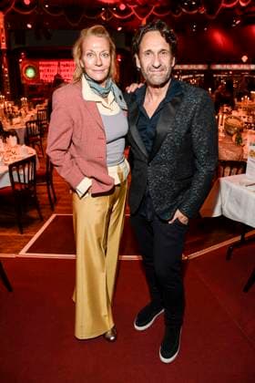 abb Palazzo Karen Böhne Boehne and Falk Willy Wild as guests at the gala premiere of Kolja Kleeberg and Hans Peter Wodarz 17 Dinner Show Unikate at PALAZZO Spiegelpalast on 07 11 2025 in Berlin Berlin Germany