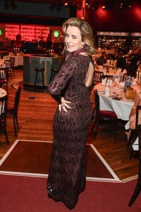 abb Palazzo Bettina Cramer as guest at the gala premiere of Kolja Kleeberg and Hans Peter Wodarz 17 Dinner Show Unikate at PALAZZO Spiegelpalast on 07 11 2025 in Berlin Berlin Germany