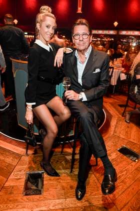 abb Palazzo Melanie Wolf and Peter Wolf as guests at the gala premiere of Kolja Kleeberg and Hans Peter Wodarz 17 Dinner Show Unikate at PALAZZO Spiegelpalast on 07 11 2025 in Berlin Berlin Germany