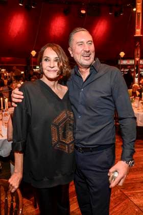 abb Palazzo Anouschka Renzi and Jan Christoph Wagner as guests at the gala premiere of Kolja Kleeberg and Hans Peter Wodarz 17 Dinner Show Unikate at PALAZZO Spiegelpalast on 07 11 2025 in Berlin Berlin Germany