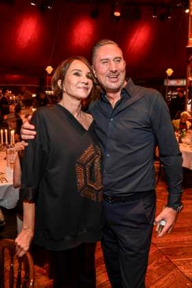abb Palazzo Anouschka Renzi and Jan Christoph Wagner as guests at the gala premiere of Kolja Kleeberg and Hans Peter Wodarz 17 Dinner Show Unikate at PALAZZO Spiegelpalast on 07 11 2025 in Berlin Berlin Germany