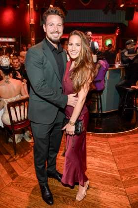 abb Palazzo Sebatian Pannek and Angelina Pannek as guests at the gala premiere of Kolja Kleeberg and Hans Peter Wodarz 17 Dinner Show Unikate at PALAZZO Spiegelpalast on 07 11 2025 in Berlin Berlin Germany