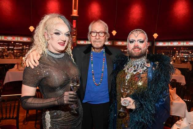 abb Palazzo Sheila Wolf, Reiner Schöne Schoene and Gisela Kloppke as guests at the gala premiere of Kolja Kleeberg and Hans Peter Wodarz 17 Dinner Show Unikate at PALAZZO Spiegelpalast on 07 11 2025 in Berlin Berlin Germany