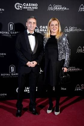 Antenas de Oro Awards 2025 The president of the Spanish Federation of Radio and Television Associations, Juan Ignacio Ocana and the mayoress of Torrelodones, Almudena Negro, during the photocall prior to the presentation of the Antenas de Oro Awards, at the Casino de Aranjuez, on November 8, 2025, in Aranjuez, Madrid Spain The Federation of Spanish Radio and Television Associations has celebrated the 52nd edition of the Golden Antenna Awards, which recognize the work of the most relevant figures of the year in television, radio and media 08 NOVEMBER 2025 PREMIOS ANTENAS DE ORO CASINO RADIO TELE MEDIOS DE COMUNICACIÓN A Pé Aranjuez Madrid Aranjuez Madrid Madrid Espana Copyright: xA.xPÃ rezxMecax 7086902