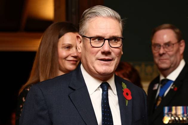 Royal British Legion Festival of Remembrance, in London British Prime Minister Keir Starmer and his wife Victoria Starmer arrive at the Royal Albert Hall for the Royal British Legion Festival of Remembrance, an annual event honouring military service members, which holds special significance in 2025 as it marks the 80th anniversary of the end of World War Two, at the Royal Albert Hall in London, Britain, November 8, 2025., Credit:Jack Taylor Avalon UNITED KINGDOM, LONDON  Copyright: xJackxTaylorx xAvalonx 1051236214