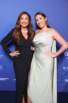 Paris Global Gift Gala - Paris Maria Bravo and her daughter attends the Paris Global Gift Gala in Paris, France on Novmber 08, 2025. Photo by Jerome Domine ABACAPRESS.COM France  Copyright: xDominexJerome ABACAx