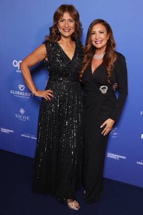 Paris Global Gift Gala - Paris Maria Bravo and Guest attends the Paris Global Gift Gala in Paris, France on Novmber 08, 2025. Photo by Jerome Domine ABACAPRESS.COM France  Copyright: xDominexJerome ABACAx