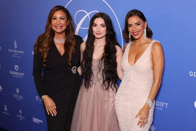 Paris Global Gift Gala - Paris Maria Bravo, Amalia Nicola and Eva Longoria attends the Paris Global Gift Gala in Paris, France on Novmber 08, 2025. Photo by Jerome Domine ABACAPRESS.COM France  Copyright: xDominexJerome ABACAx