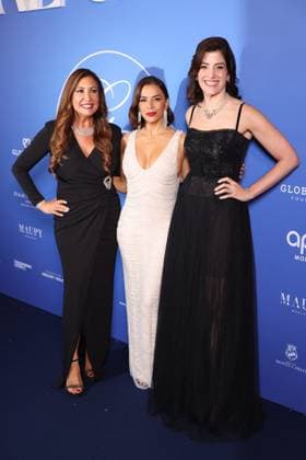 Paris Global Gift Gala - Paris Maria Bravo, Eva Longoria and Nathalie Rayes attends the Paris Global Gift Gala in Paris, France on Novmber 08, 2025. Photo by Jerome Domine ABACAPRESS.COM France  Copyright: xDominexJerome ABACAx