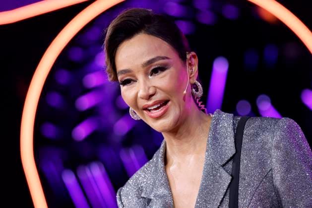 Presenter Verona Pooth in the guessing team of the Prosieben show The Masked Singer at the MMC Studios in Ossendorf Cologne, 08 11 2025 NRW Germany Copyright: xChristophxHardtx