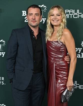 2025 Baby2Baby Gala Jack Donnelly and Malin Akerman arriving to the 2025 Baby2Baby Gala presented by Paul Mitchell at the Pacific Design Center on November 8, 2025 in West Hollywood, Ca. West Hollywood Pacific Design Center California USA Copyright: xLisaxOConnor xAFF-USA.COMx
