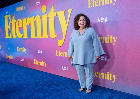 November 8, 2025, Bronx, New York, USA: Olga Merediz attends Eternity premiere at Regal Union Square in New York, NY on November 8, 2025. Bronx USA - ZUMAr339 20251108_znp_r339_008 Copyright: xLevxRadinx