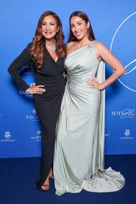 The Global Gift Gala at Four Seasons Hotel George V in Paris Global Gift Gala at Four Seasons Hotel George V in Paris Maria Bravo and daughter Maria 450500 2025 11 08 Paris France  Copyright: xSebastienxFremontx xStarfacex STAR_450500_017