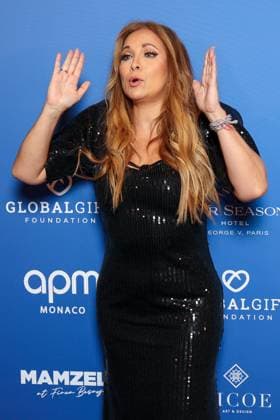 The Global Gift Gala at Four Seasons Hotel George V in Paris Gala Global Gift a l hotel Four Seasons George V a Paris Helene Rizzo Helene Segara 450500 2025 11 08 Paris France  Copyright: xSebastienxFremontx xStarfacex STAR_450500_070