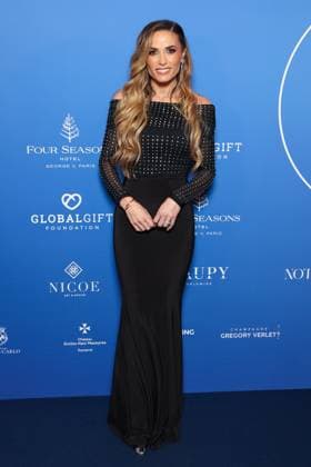 The Global Gift Gala at Four Seasons Hotel George V in Paris Gala Global Gift a l hotel Four Seasons George V a Paris Capucine Anav 450500 2025 11 08 Paris France  Copyright: xSebastienxFremontx xStarfacex STAR_450500_084