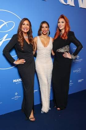 The Global Gift Gala at Four Seasons Hotel George V in Paris Global Gift Gala at Four Seasons Hotel George V in Paris Maria Bravo, Eva Longoria and Ellie Greenberg 450500 2025 11 08 Paris France  Copyright: xSebastienxFremontx xStarfacex STAR_450500_137