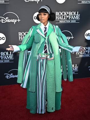 2025 Rock & Roll Hall of Fame Induction Ceremony Janelle Monae arriving to the 2025 Rock & Roll Hall of Fame Induction Ceremony held at the Peacock Theater on November 8, 2025 in Los Angeles, Ca. Los Angeles Peacock Theater California USA Copyright: xStarbuck AFF-USA.COMx