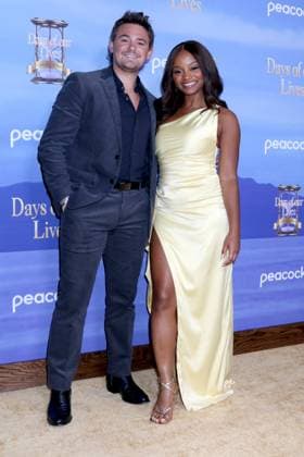 November 9, 2025, Studio City, Ca, USA: LOS ANGELES - NOV 8: Carson Boatman, Raven Bowens at the Days of Our Lives 60th Anniversary Celebration at the Garland Hotel on November 8, 2025 in Studio City, CA Studio City USA - ZUMAb170 20251109_aap_b170_015 Copyright: xKayxBlakex