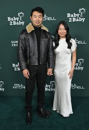 2025 Baby2Baby Gala Simu Liu and Allison Hsu arriving to the 2025 Baby2Baby Gala presented by Paul Mitchell at the Pacific Design Center on November 8, 2025 in West Hollywood, Ca. West Hollywood Pacific Design Center California USA Copyright: xLISAxOConnor xAFF-USA.COMx