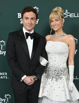 2025 Baby2Baby Gala Daryl Sabara and Meghan Trainor arriving to the 2025 Baby2Baby Gala presented by Paul Mitchell at the Pacific Design Center on November 8, 2025 in West Hollywood, Ca. West Hollywood Pacific Design Center California USA Copyright: xLISAxOConnor xAFF-USA.COMx