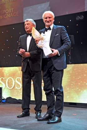 43 German Sports Press Ball 2025 Rudi Völler and Wolfgang Niersbach on the occasion of the 43 German Sports Press Ball on 08 11 2025 in the Alte Oper Frankfurt Main 20251108MWI094842