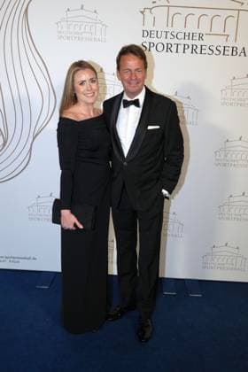 Rudi Cerne and his daughter Elisabeth at the 43rd German Sports Press Ball on 8 11 2025 at the Alte Oper in Frankfurt am Main German Sports Press Ball 2025 in Frankfurt am Main