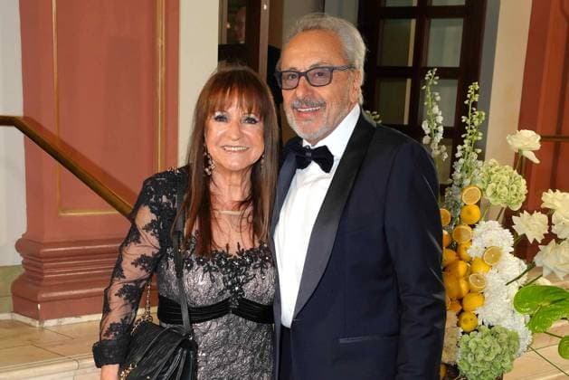 Wolfgang and Christine Stumph at the 43rd German Sports Press Ball on 8 11 2025 at the Alte Oper in Frankfurt am Main German Sports Press Ball 2025 in Frankfurt am Main