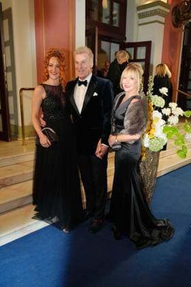 Ulrich Uli Stein and his wife Cornelia Stein with their daughter Jennifer at the 43rd German Sports Press Ball on 8 11 2025 at the Alte Oper in Frankfurt am Main German Sports Press Ball 2025 in Frankfurt am Main