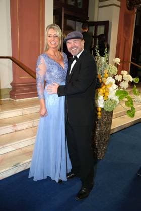 Monic Frank and Sven Ottke at the 43rd German Sports Press Ball on 8 11 2025 at the Alte Oper in Frankfurt am Main German Sports Press Ball 2025 in Frankfurt am Main