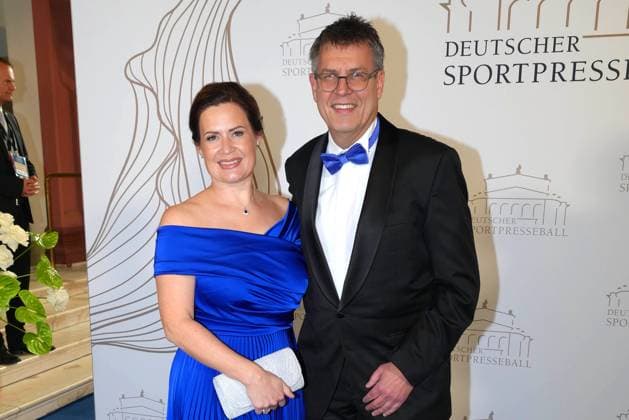 Thomas and Beate Weickert at the 43rd German Sports Press Ball on 8 11 2025 at the Alte Oper in Frankfurt am Main German Sports Press Ball 2025 in Frankfurt am Main