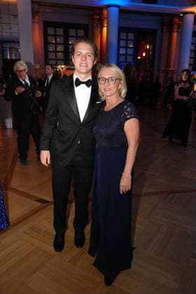 Joel Beckenbauer and Heidi Beckenbauer at the 43rd German Sports Press Ball on 8 11 2025 at the Alte Oper in Frankfurt am Main German Sports Press Ball 2025 in Frankfurt am Main
