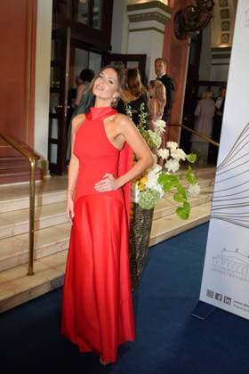 Laura Wontorra at the 43rd German Sports Press Ball on 8 11 2025 at the Alte Oper in Frankfurt am Main German Sports Press Ball 2025 in Frankfurt am Main