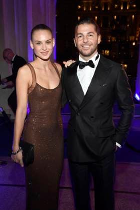 Chiara Alina Kohlmann Kaiser and Riccardo Basile at the 43 German Sports Press Ball 2025 in the Alte Oper Frankfurt, 08 11 2025 Foto:xF.xKernx xFuturexImagex sportpresseball_5234