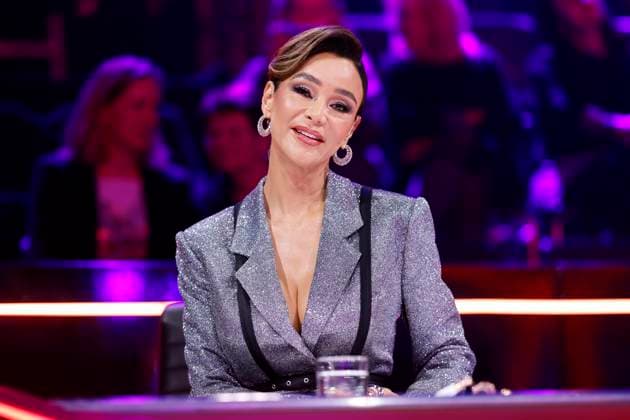 Presenter Verona Pooth in the guessing team of the Prosieben show The Masked Singer at the MMC Studios in Ossendorf Cologne, 08 11 2025 NRW Germany Copyright: xChristophxHardtx