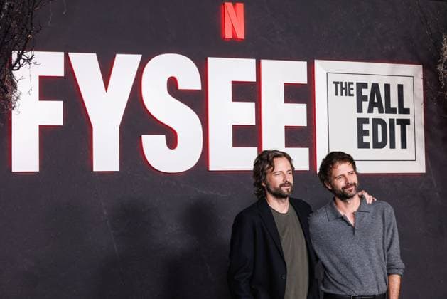 Netflix FYSEE: The Fall Edit - Stranger Things Season 5 FYC Event American writer, director, and producer Matt Duffer and American producer Ross Duffer (The Duffer Brothers) arrive at the Netflix FYSEE: The Fall Edit - Stranger Things Season 5 FYC (For Your Consideration) Event held at the Netflix Tudum Theater in Hollywood, Los Angeles, California, United States. Netflix Tudum Theater, Hollywood, Los Angeles, California, USA California United States  Copyright: xImagexPressxAgencyx originalFilename: collin-netflixf251109_npk37.jpg