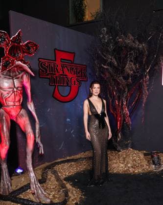 Netflix FYSEE: The Fall Edit - Stranger Things Season 5 FYC Event British actress and producer Millie Bobby Brown arrives at the Netflix FYSEE: The Fall Edit - Stranger Things Season 5 FYC (For Your Consideration) Event held at the Netflix Tudum Theater in Hollywood, Los Angeles, California, United States. Netflix Tudum Theater, Hollywood, Los Angeles, California, USA California United States  Copyright: xImagexPressxAgencyx originalFilename: collin-netflixf251109_npmh1.jpg