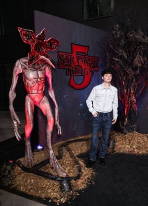 Netflix FYSEE: The Fall Edit - Stranger Things Season 5 FYC Event Canadian-American actor and entrepreneur Noah Schnapp arrives at the Netflix FYSEE: The Fall Edit - Stranger Things Season 5 FYC (For Your Consideration) Event held at the Netflix Tudum Theater in Hollywood, Los Angeles, California, United States. Netflix Tudum Theater, Hollywood, Los Angeles, California, USA California United States  Copyright: xImagexPressxAgencyx originalFilename: collin-netflixf251109_np4IU.jpg