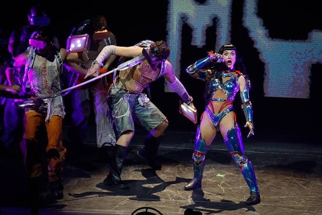 Katy Perry performs in Barcelona Singer Katy Perry during a concert at the Palau Sant Jordi, on November 9, 2025, in Barcelona, Catalonia Spain The concert is part of her tour The Lifetimes Tour 09 NOVEMBER 2025 KATY PERRY SPAIN BARCELONA CATALONIA CONCERT INTERNATIONAL TOUR ARTIST SINGER Kike Rincó Barcelona Catalunya Catalunya Catalunya Espana  Copyright: xKikexRinconx 7090319