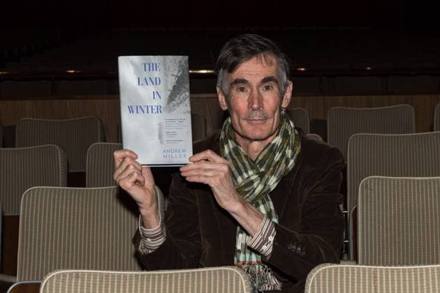 November 9, 2025, London, England, United Kingdom: British author ANDREW MILLER poses with his book Ã¢â‚¬ËœThe Land in WinterÃ¢â‚¬â ¢ shortlisted for the Booker Prize 2025 during a photocall ahead of a reading event at Southbank Centre. The winner of the Booker Prize 2025 will be announced on Monday, 10 November at a ceremony in London, and the winning author will receive Ã‚Â£50,000. London United Kingdom - ZUMAs371 20251109_zip_s371_136 Copyright: xWiktorxSzymanowiczx