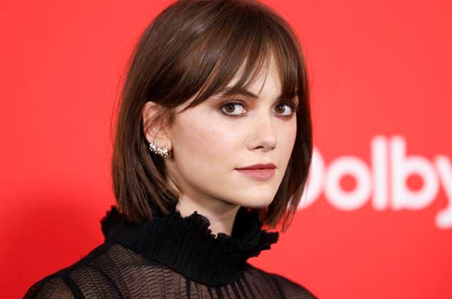 Emilia Jones arrives on the receiving red carpet at Paramount s The Running Man New York Premiere at AMC Lincoln Square Theater on Sunday, November 9, 2025 in New York City.  NYP20251109108 JOHNxANGELILLO