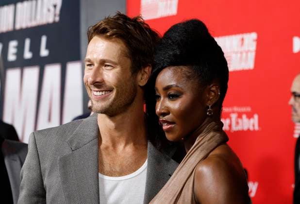 Jayme Lawson and Glen Powell arrive on the red carpet at Paramount s The Running Man New York Premiere at AMC Lincoln Square Theater on Sunday, November 9, 2025 in New York City.  NYP20251109132 JOHNxANGELILLO