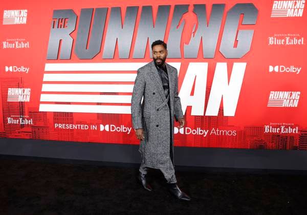 Colman Domingo arrives on the red carpet at Paramount s The Running Man New York Premiere at AMC Lincoln Square Theater on Sunday, November 9, 2025 in New York City.  NYP20251109147 JOHNxANGELILLO